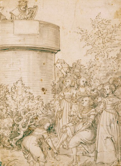David and Bathsheba by Lucas Cranach the Elder
